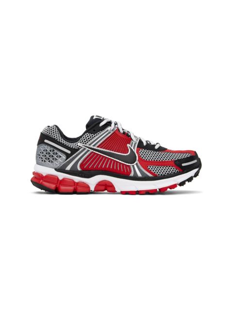 Nike Silver & Red Zoom Vomero 5 Sneakers