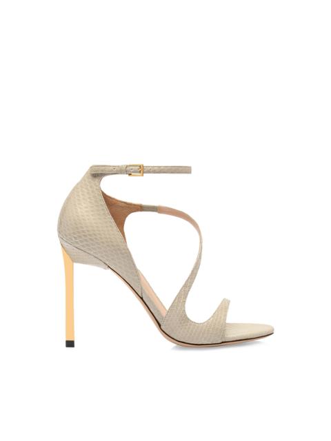 TOM FORD AYERS SNAKESKIN NEWTON SANDAL