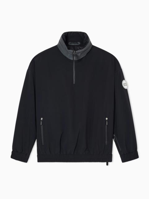 GIORGIO ARMANI NEVE TECHNICAL FABRIC PULL-ON JACKET