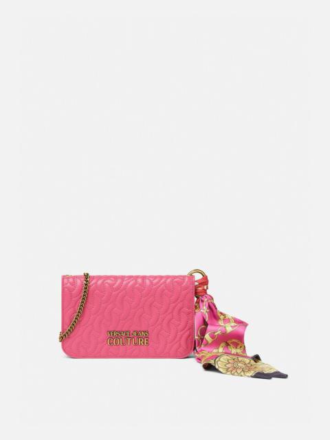 VERSACE JEANS COUTURE Thelma Logo Foulard Clutch