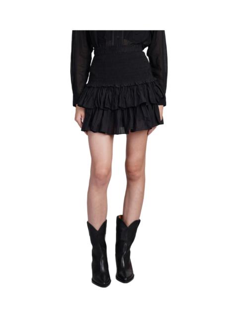 Isabel Marant Étoile Naomi Skirt In Black Cotton