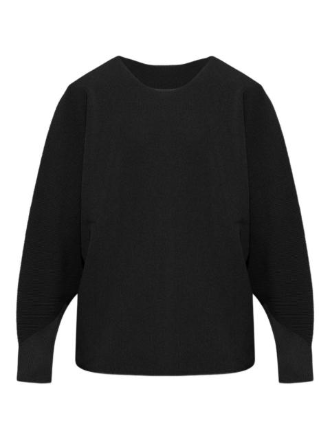 ISSEY MIYAKE ribbed round-neck jumper