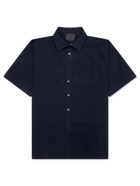 SHORT SLEEVE SHIRT WITH POCKET - NIGHT BLUE