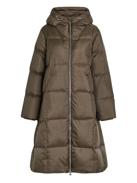 VARLEY hooded oversized coat