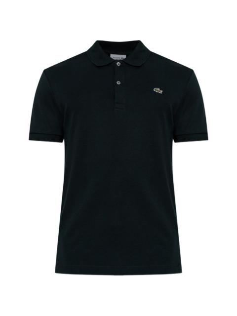LACOSTE logo-patch polo shirt