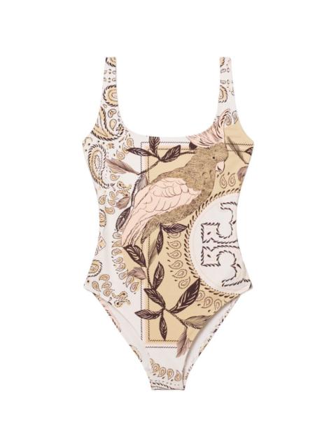 TORY BURCH printed swimsuit