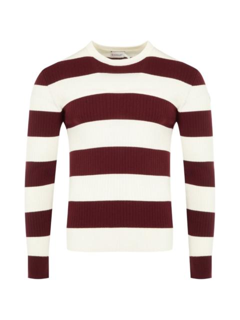 Moncler striped crew-neck sweater