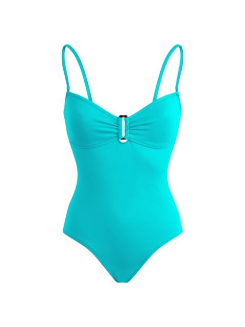 Vilebrequin Women's Solid Sculpt One-Piece Swimsuit - Vert Disco