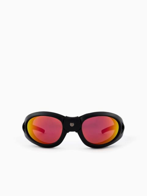 GIORGIO ARMANI Men’s oval sunglasses