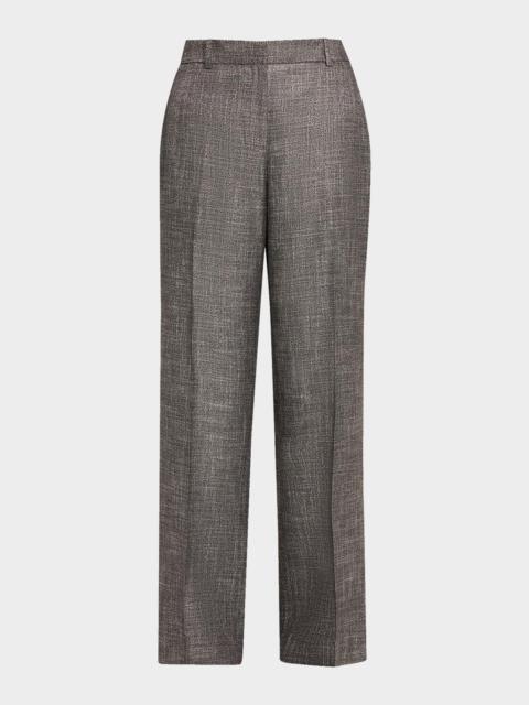Lafayette 148 New York Gates Mid-Rise Straight-Leg Pants