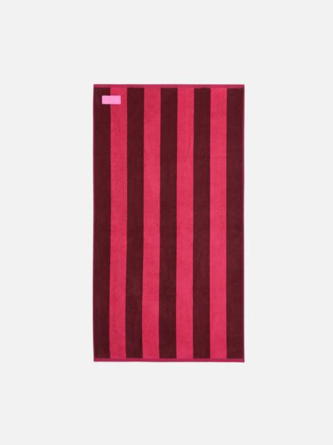 AMI Paris Striped Beach Towel