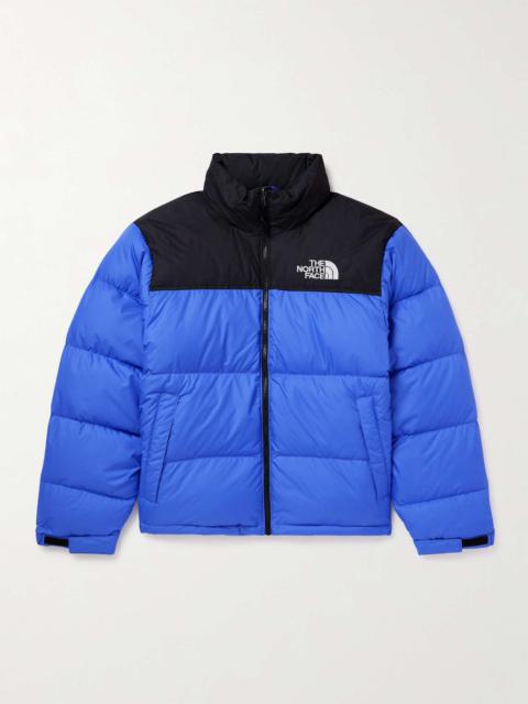 1996 Retro Nuptse Quilted Ripstop and Shell Hooded Down Jacket