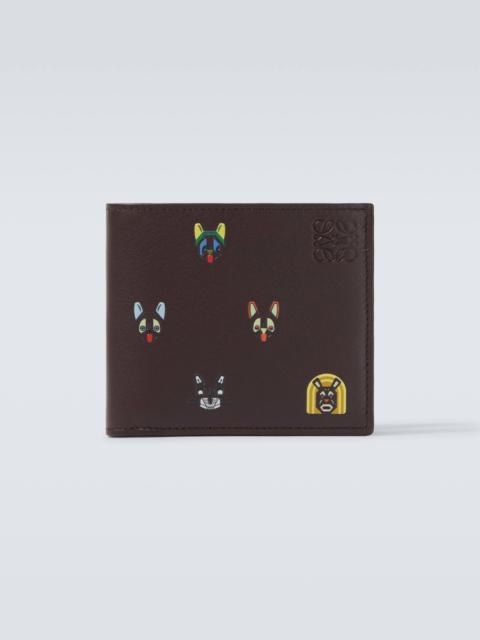 Loewe x Louis Wain printed leather bifold wallet