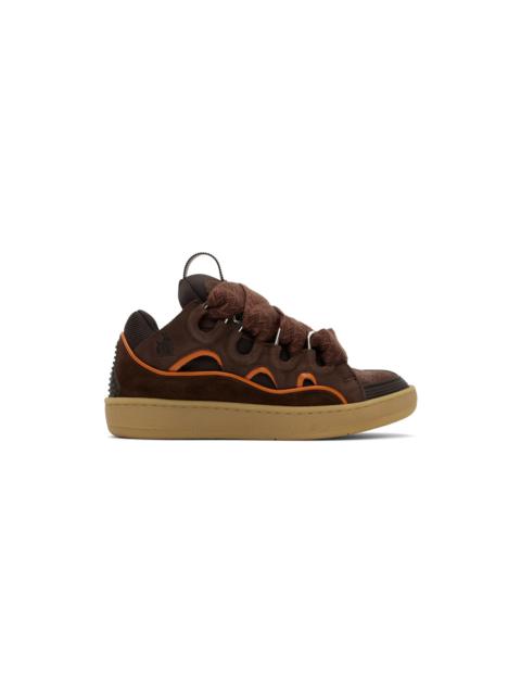 SSENSE Exclusive Brown & Orange Curb Sneakers