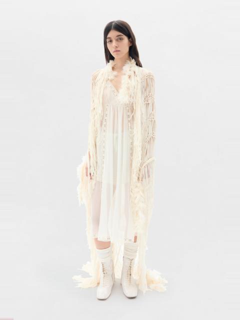 Ann Demeulemeester Ildi Crochet Stole