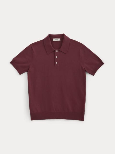 EVERLANE NO-SWEAT SWEATER POLO
