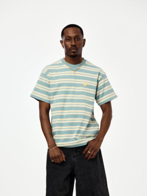 Human Made STRIPED T-SHIRT HM31CS022 (BLUE)