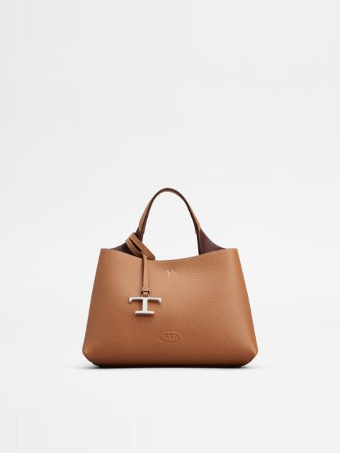 BAG IN LEATHER MICRO - BROWN