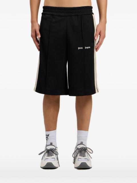 Palm Angels logo-embroidered track shorts