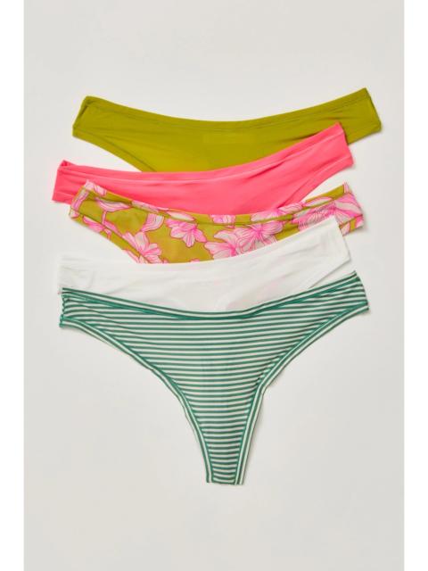 FREE PEOPLE Charlie Microfiber Thong 5-Pack