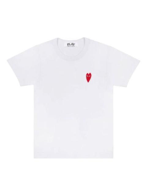 Comme des Garçons PLAY (WMNS) COMME des GARCONS PLAY Thin Heart Logo Tee 'White' AZ-T229-051-3