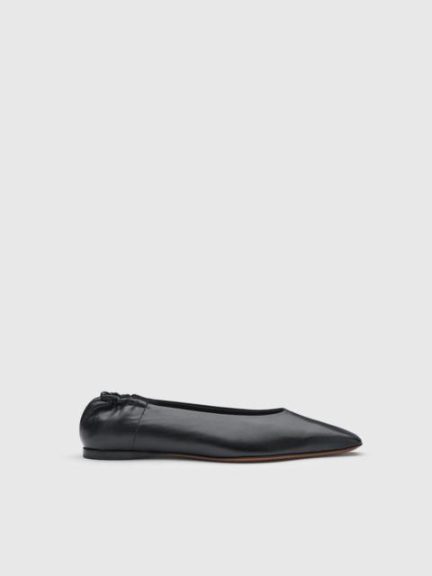ATP ATELIER Moena Black Nappa Ballet flats