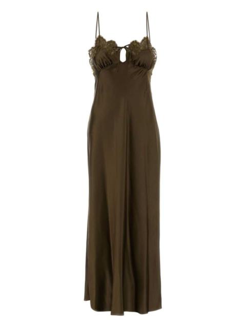 SAINT LAURENT silk maxi dress