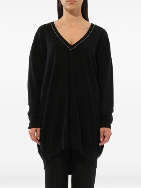 Givenchy embroidered strass-embellished sweater