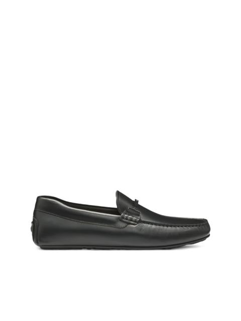 HUGO Noel leather loafers