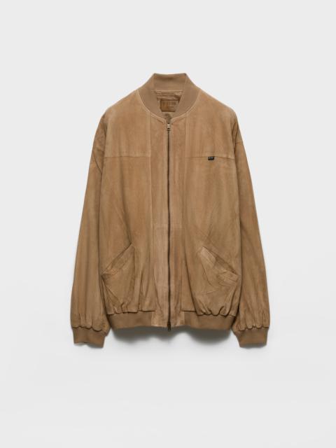 Prada Suede bomber jacket