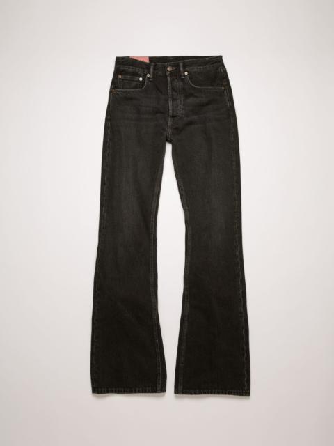 Acne Studios Relaxed bootcut jeans black