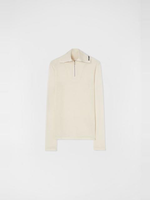 Jil Sander Zip-Up T-Shirt