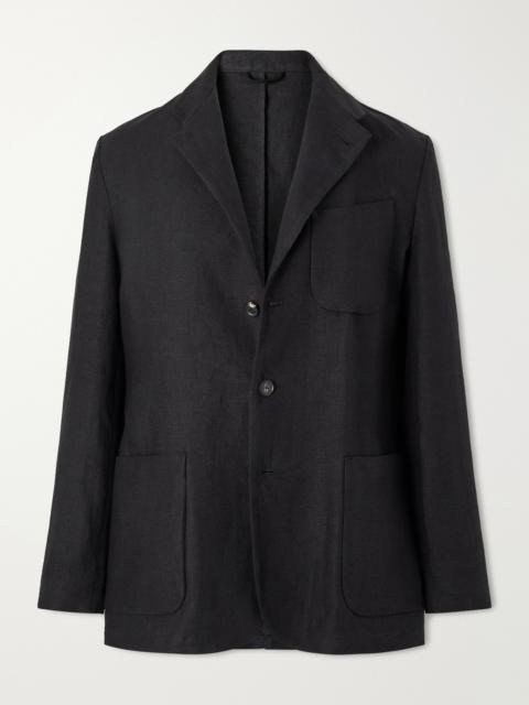 SAMAN AMEL Nehru Linen Jacket