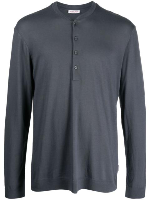 ORLEBAR BROWN plain short-button jersey
