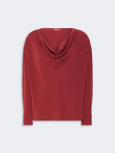 Max Mara OTTIMO Lightweight technical cady blouse - RUBY