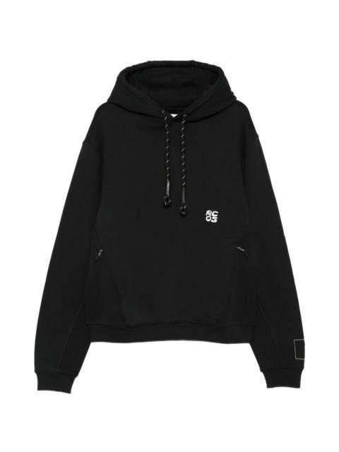 RCOS logo-print hoodie