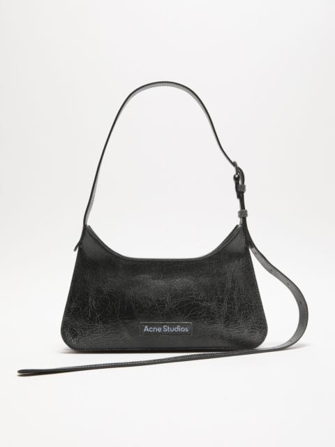 Acne Studios Distortion wavy mini bag - Black | REVERSIBLE