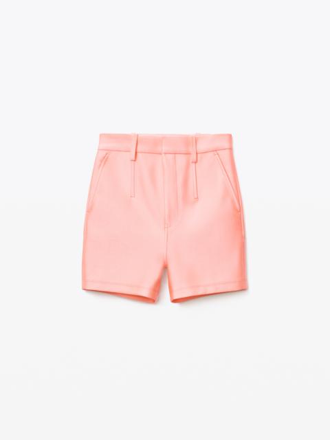Alexander Wang TAILORED SHORT IN ACTIVE STRETCH