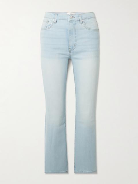 FRAME Reboot Crop Stretch High-rise Bootcut Jeans