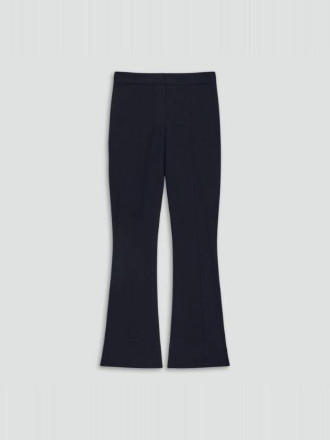 Theory Seamed Kick Pant in Stretch Cotton-Blend