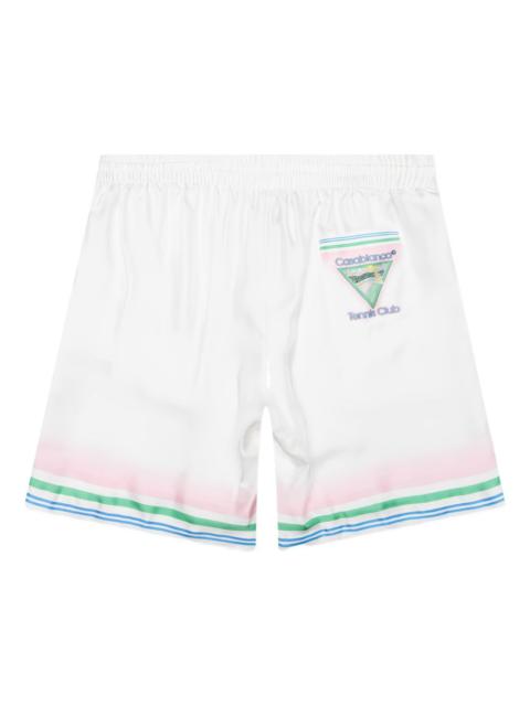 CASABLANCA drawstring striped shorts