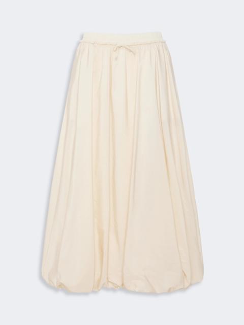 WEEKEND Max Mara CIURMA Long water-repellent canvas skirt - IVORY