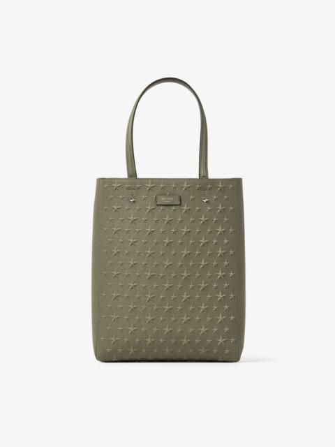 Lenny North-South M-M
Green Embossed Canvas Tote Bag