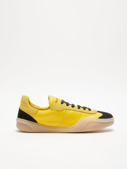 Acne Studios Lace-up sneakers - Yellow/black