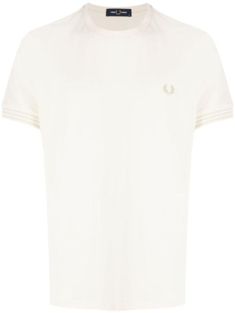 Fred Perry logo-embroidered cotton T-shirt