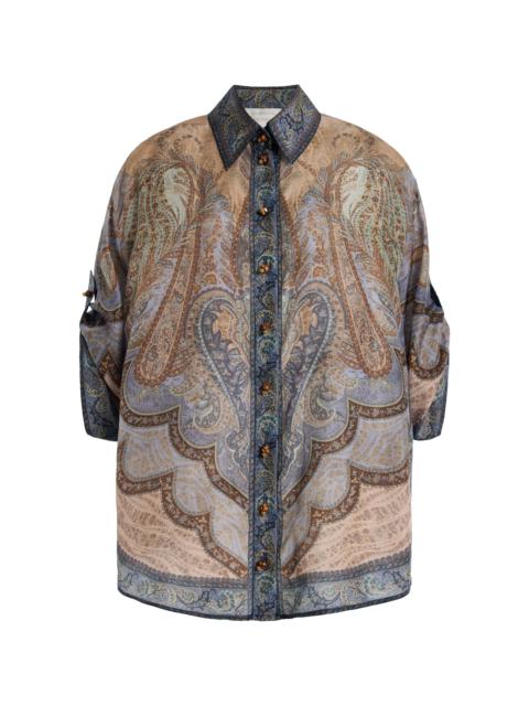Wanderlust Silk Shirt multi