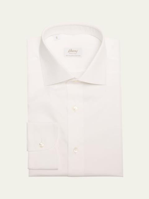 Men's Sea Island Cotton Herringbone Dress Shirt