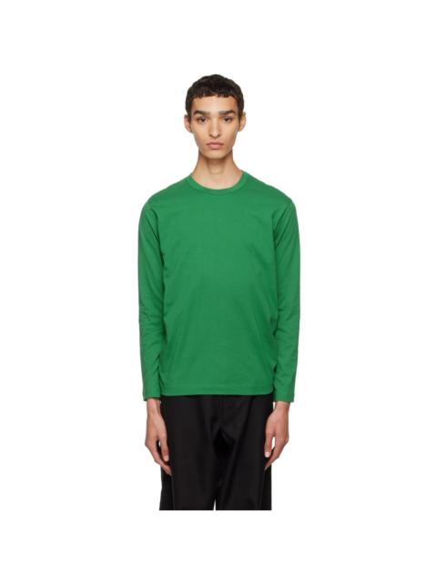 Comme des Garçons SHIRT Green Crewneck Long Sleeve T-Shirt