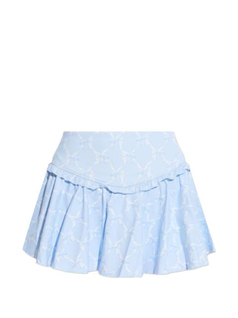 LoveShackFancy ruffled bow skirt