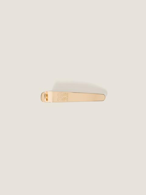 Miu Miu Metal hair clip